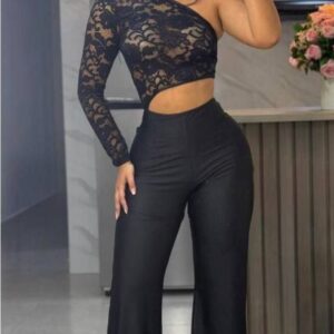ENTERIZO UNA MANGA BLONDA - TALLA ÚNICA